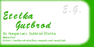 etelka gutbrod business card